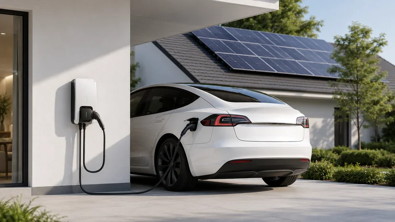 Solar + EV Charger — ชาร์จรถจากแสงแดด